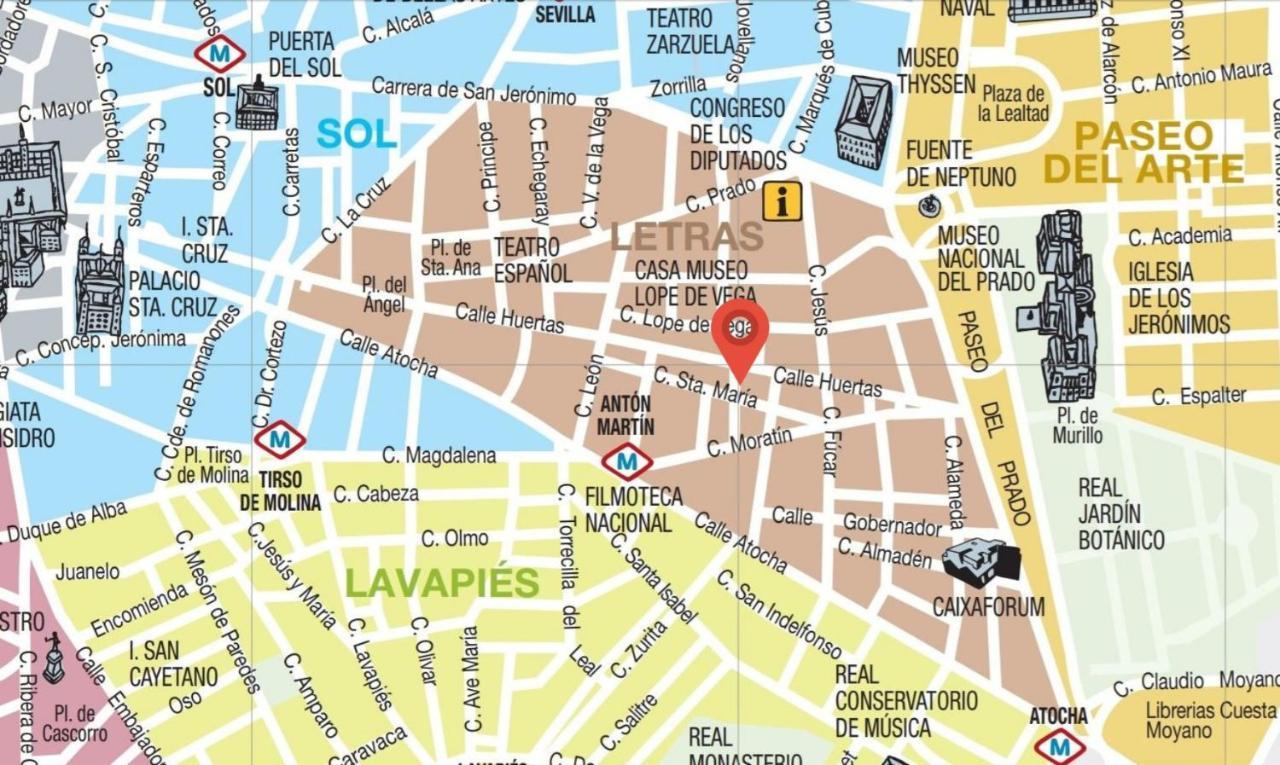 Privada En El Centro De Allotjament en família Madrid